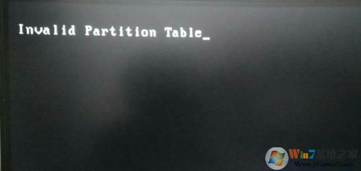 Կinvalid partition tableٽ