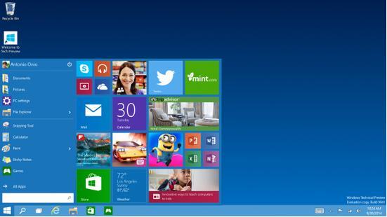 Win 10对比Win 7:开始菜单有何异同