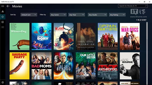 《VUDU》Win10 UWP版登陆Xbox One：支持4K视频串流