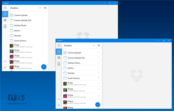 Win10 UWP版《Dropbox》更新：全新设计、图像直接设置壁纸