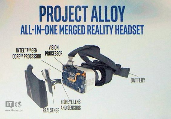 Intel黑科技：Win10全息MR头盔Alloy量产需再打磨一年
