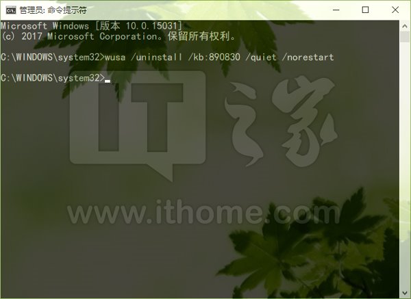 Win10提速清理：移除自带恶意软件删除工具