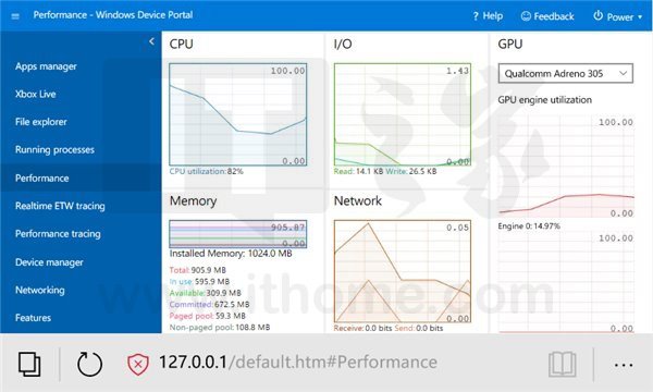 Win10 Mobile教程：用Edge浏览器查看手机任务管理器