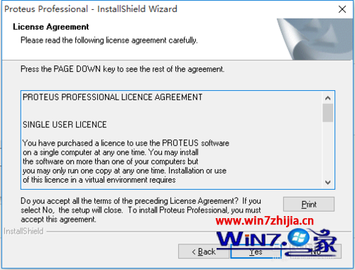 Win7系统正确安装proteus7.8软件的方法