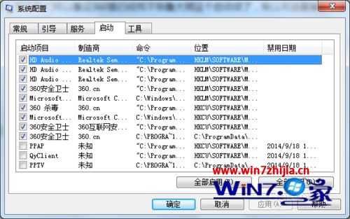 Windows7系统禁止鲁大师开机启动的方法